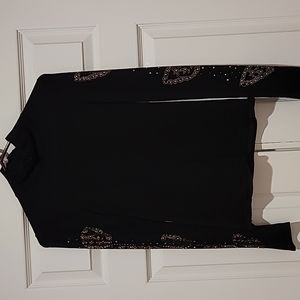 Venus decorative black sweater